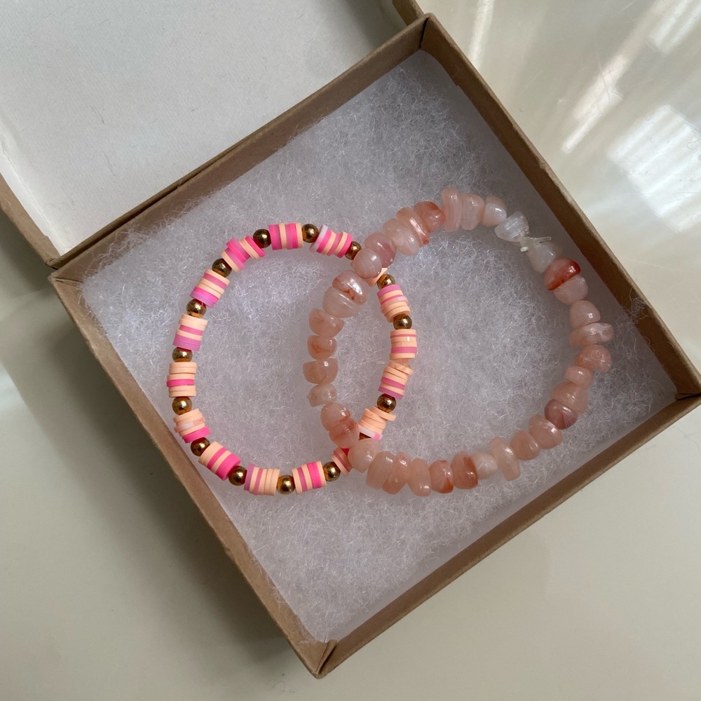 NEW. “Himalayan Salt” Bracelet Set